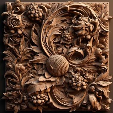 Patterns and decorations stl Perotettix 3 3d model